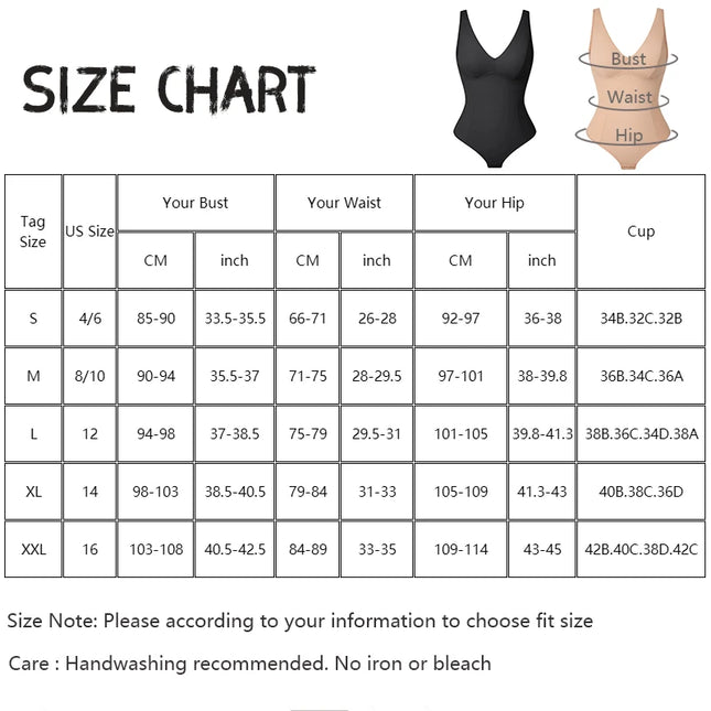 Thongs Bodysuit Shapewear - VOLDRI