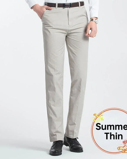 Voldri Men's Classic Casual Cargo Pants - 100% Cotton High Waist -   | Stylish & Elegant Fashion by Voldri