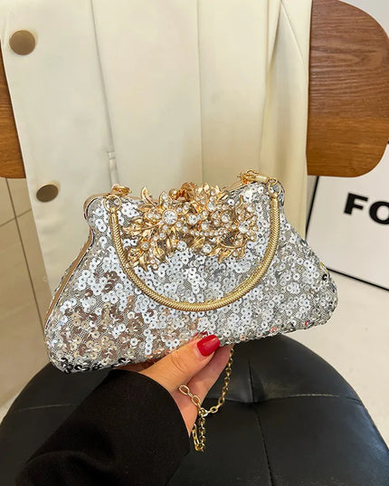 Luxury Rhinestones Glitter Dinner Bag - VOLDRI