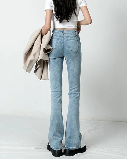 Flared Jeans Denim Pants - VOLDRI