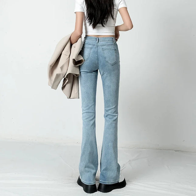 Flared Jeans Denim Pants - VOLDRI