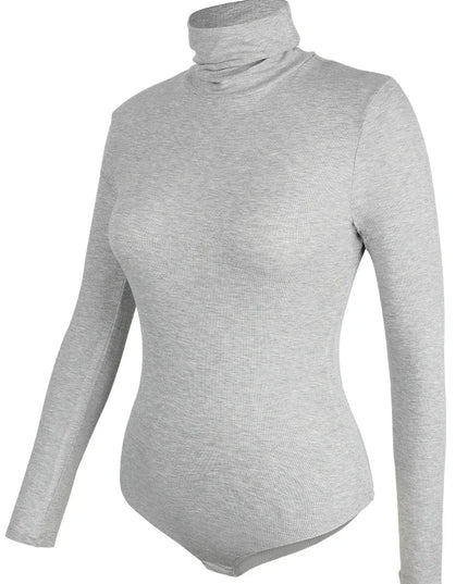 Turtle Neck Tops  Bodysuit - VOLDRI