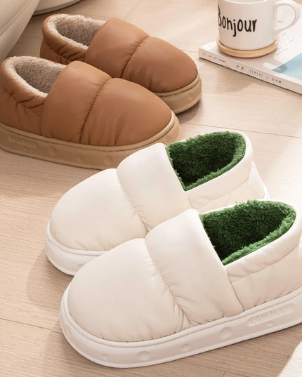 Men Waterproof Cotton Slippers