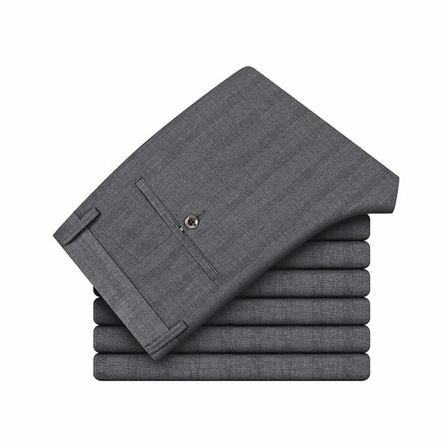 Voldri Summer Thin Men's Suit Shorts - Fashionable Dark Gray Stripes -   | Stylish & Elegant Fashion by Voldri