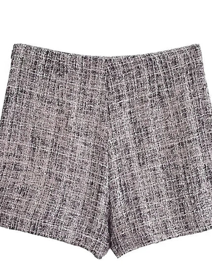 Vintage Casual Plaid Shorts - VOLDRI