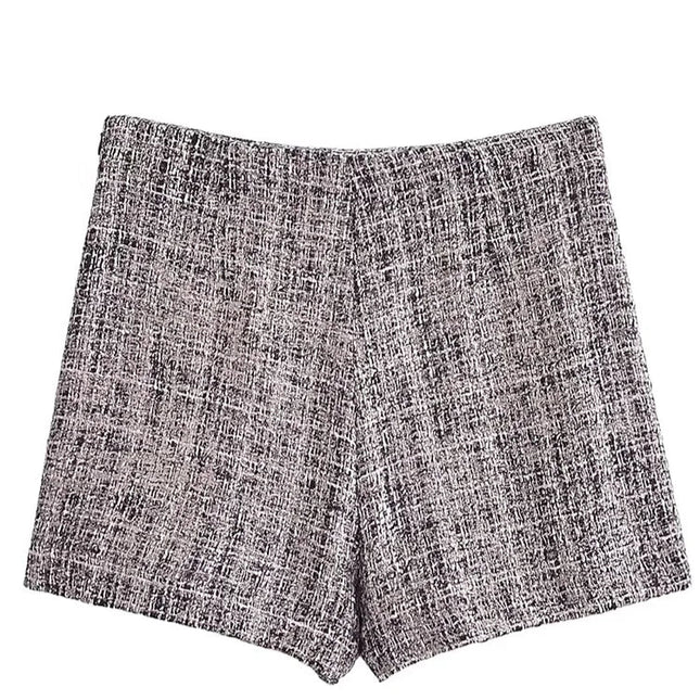 Vintage Casual Plaid Shorts - VOLDRI