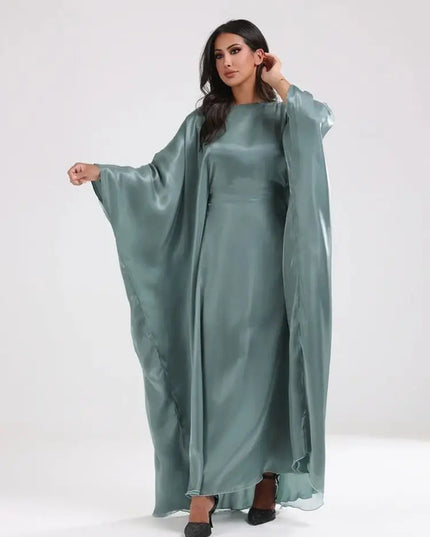 Butterfly Satin Abaya