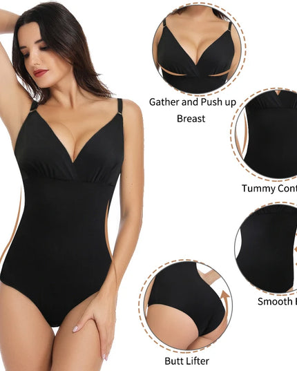 Seamless Bodysuit Camisole  Shapewear - VOLDRI