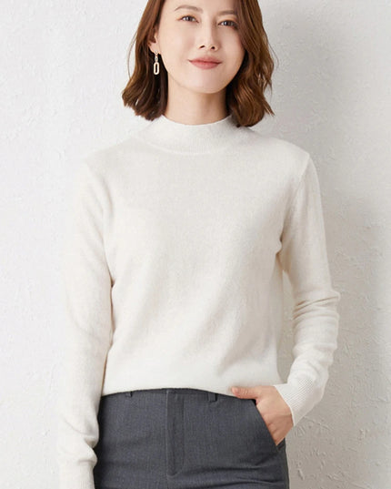 Slim Turtleneck Sweater Top - VOLDRI