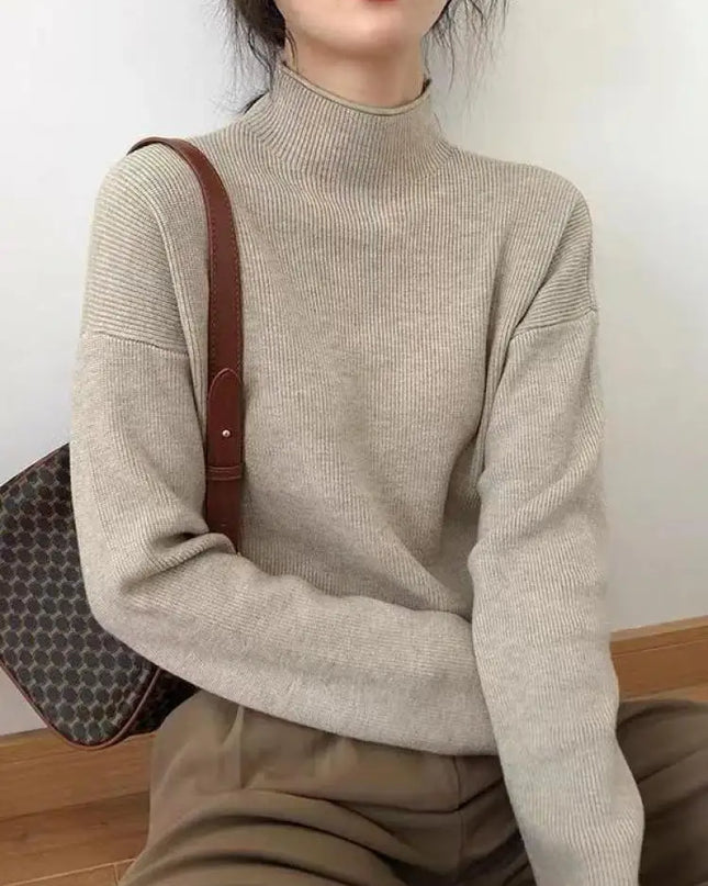 Turtleneck Knitted Sweaters - VOLDRI