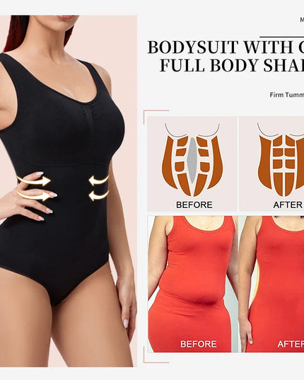 Tank Top Shapewear Bodysuits - VOLDRI