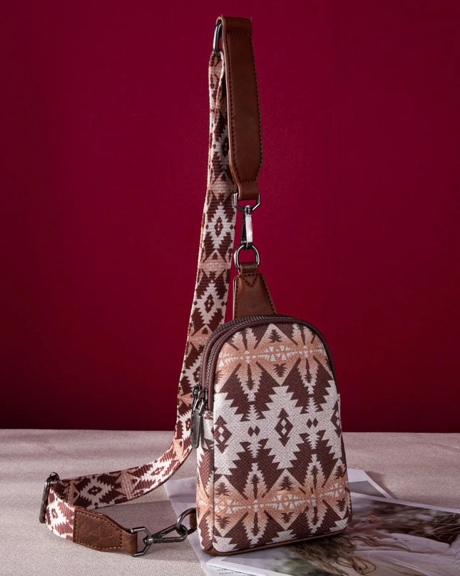 Cowgirls Aztec Crossbody Sling Bags - VOLDRI