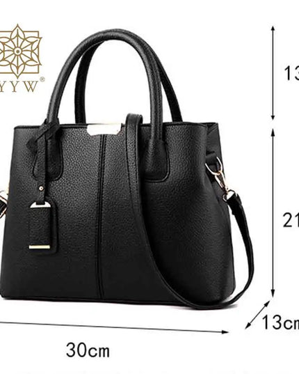 PU Leather Tote Bag - VOLDRI