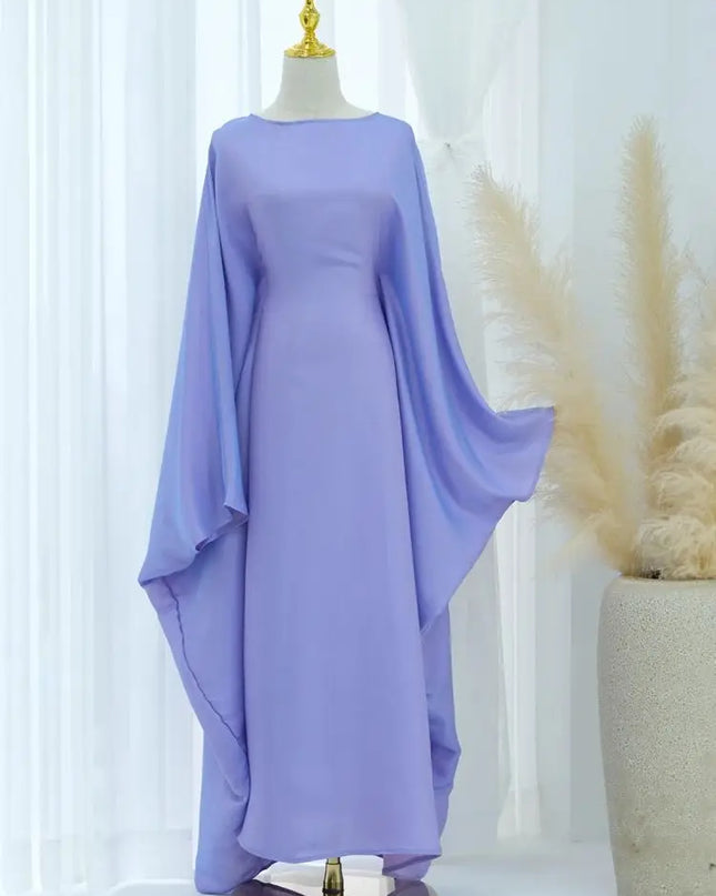 Butterfly Satin Abaya