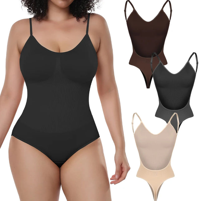 Backless Bodysuit Tummy Control Shapewear - VOLDRI