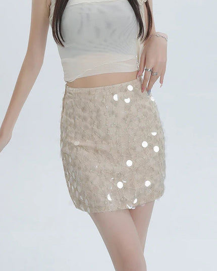 Sexy  Sequined Skirt - VOLDRI