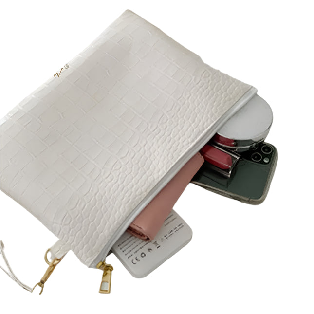 Mini Soft Crocodile Envelope Clutch - VOLDRI