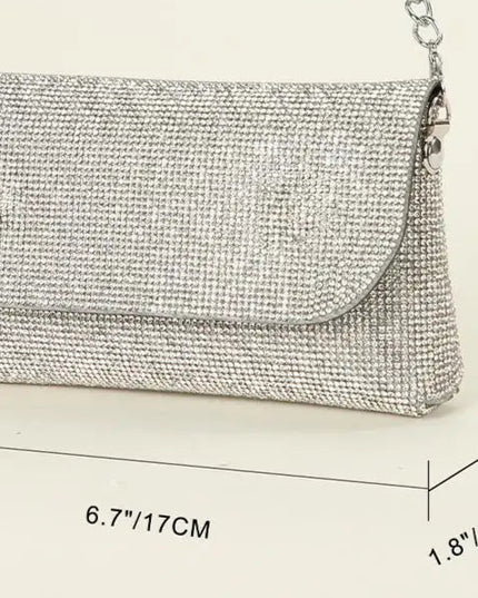 Rhinestone Evening Clutch Handbag - VOLDRI