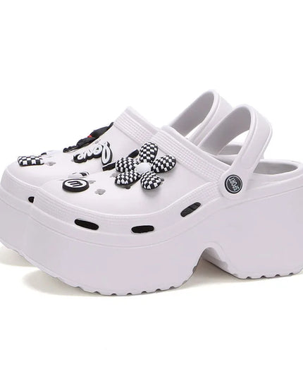 Chunky Platform  Slides Sandals