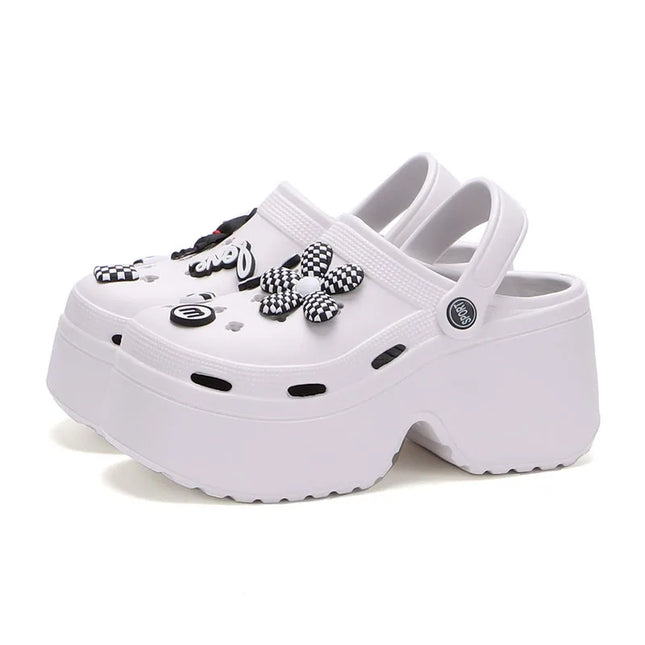 Chunky Platform  Slides Sandals