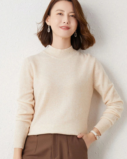 Slim Turtleneck Sweater Top - VOLDRI