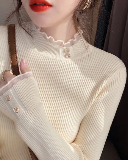 Button Pullovers Sweaters - VOLDRI