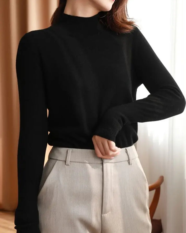 Turtleneck chic bottom sweaters - VOLDRI