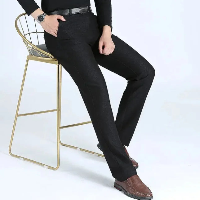 Voldri Men's Slim Stretch Business Pants - Casual & Comfortable Fit -   | Stylish & Elegant Fashion by Voldri