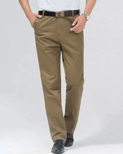 Voldri Men's Classic Casual Cargo Pants - 100% Cotton High Waist -   | Stylish & Elegant Fashion by Voldri