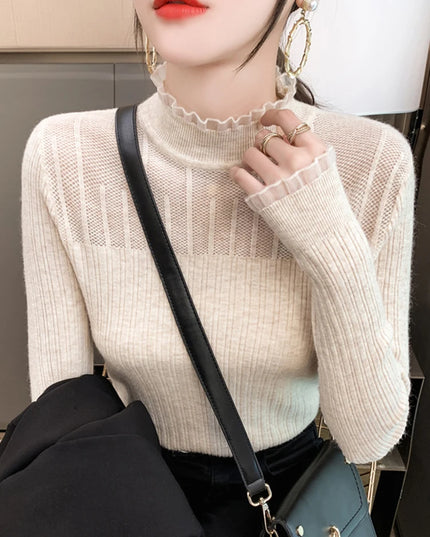 Sexy See-through Knitwear  Top - VOLDRI