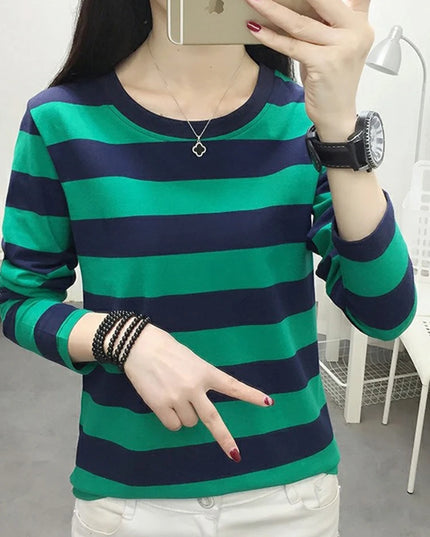 Casual Stripe T Shirt - VOLDRI