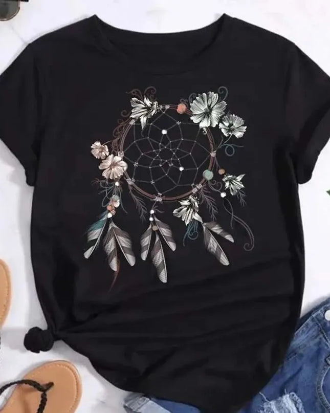 Feather Dreamcatcher  Graphic T-shirt