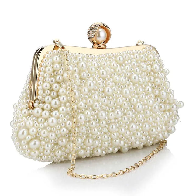 Elegant Pearl Clutch - VOLDRI