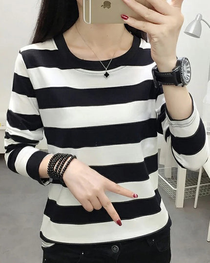 Casual Stripe T Shirt - VOLDRI