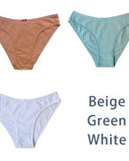 Beige Green White