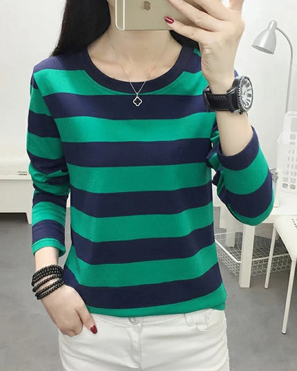 Casual Stripe T Shirt - VOLDRI