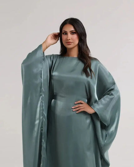 Butterfly Satin Abaya