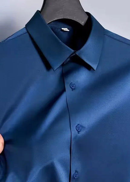 Voldri 5XL Business Shirts for Men - Slim Fit Long Sleeve Casual Top -   | Stylish & Elegant Fashion by Voldri