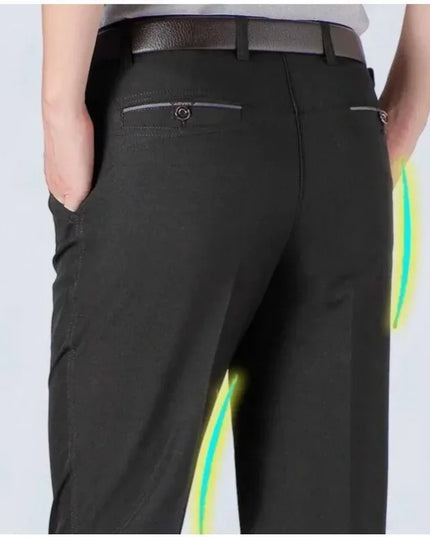 Voldri Casual Men's Business Pants - High Waist, Loose Fit, Plus Size -   | Stylish & Elegant Fashion by Voldri