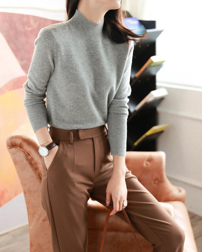 Turtleneck chic bottom sweaters - VOLDRI