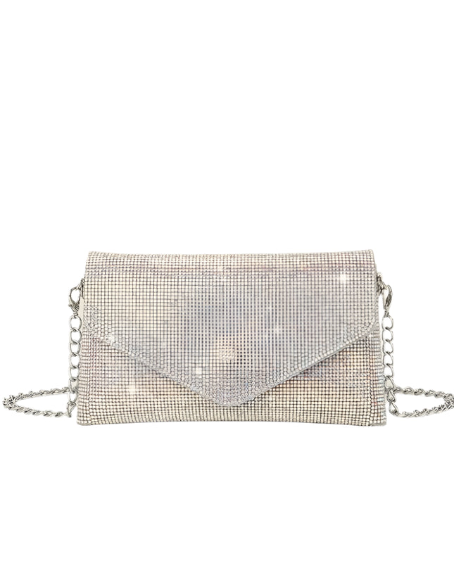 Rhinestone Evening Clutch Handbag - VOLDRI