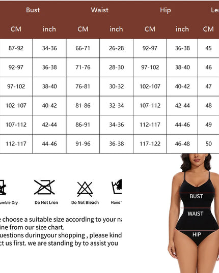 Bodysuit Tummy Control Shapewear - VOLDRI