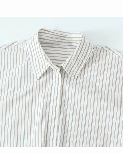 Casual Striped Shirt - VOLDRI