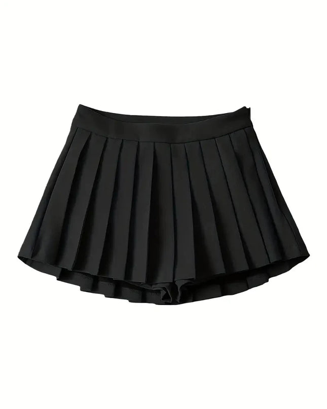 Pleated Mini Skirt - VOLDRI