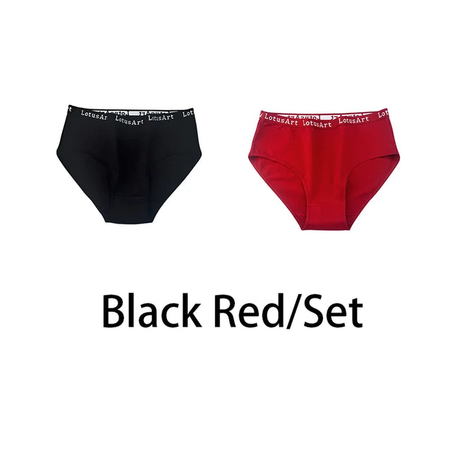 2PCS/Set Letter  Lingerie High Waist  Briefs - VOLDRI