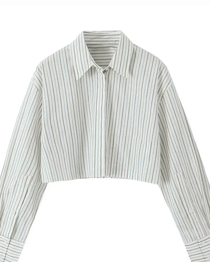 Casual Striped Shirt - VOLDRI