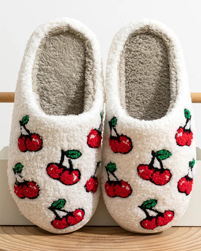 Fur Plush  Slip-on Slides