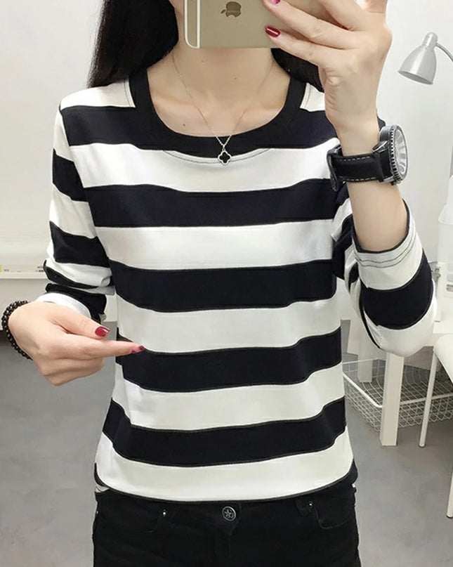 Casual Stripe T Shirt - VOLDRI