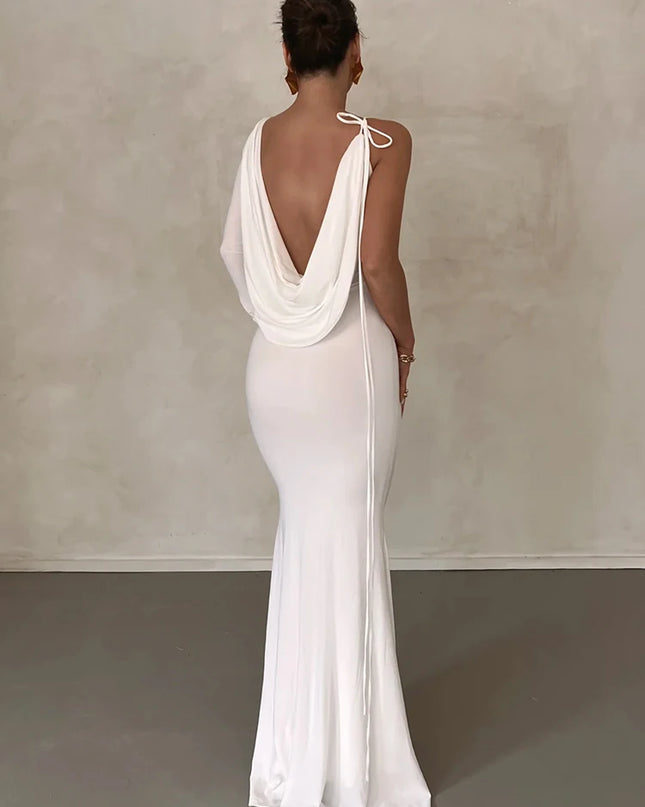 Bodycon Backless Long Dress - VOLDRI