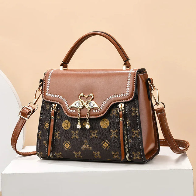 Large capacity Pattern PU Handbag